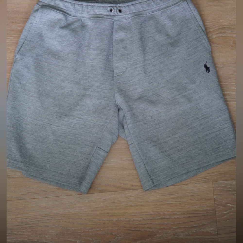 Polo Ralph Lauren Gray Men’s Double Knit Tech Shorts - Picture 3 of 6